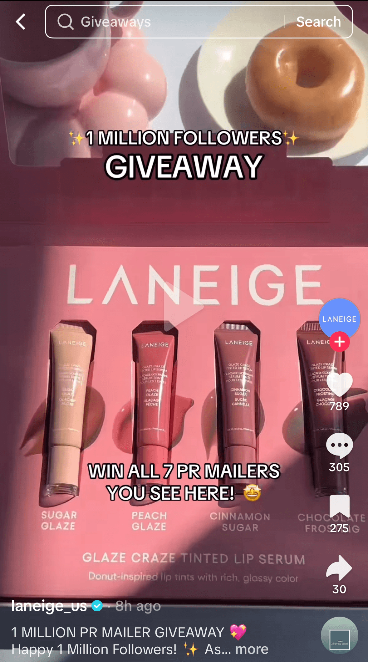 A Laneige PR mailer, part of the beauty-industry research into unboxing
and protective packaging
